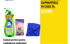 Primește gratuit 1 l dezinfectant. ACUM!