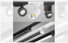 Proiector LED pe sina, proiector track cu LED, sisteme de iluminat pe sina, panlight, LED liniar