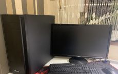 Intel Core i5 3450 3.5Ghz, 8GB RAM, SSD+HDD, Video GTX1060 + Monitor 24"